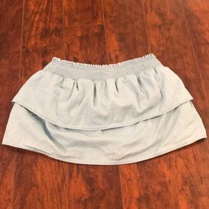 AERIE FLOWY STRAPLESS CROP TOP